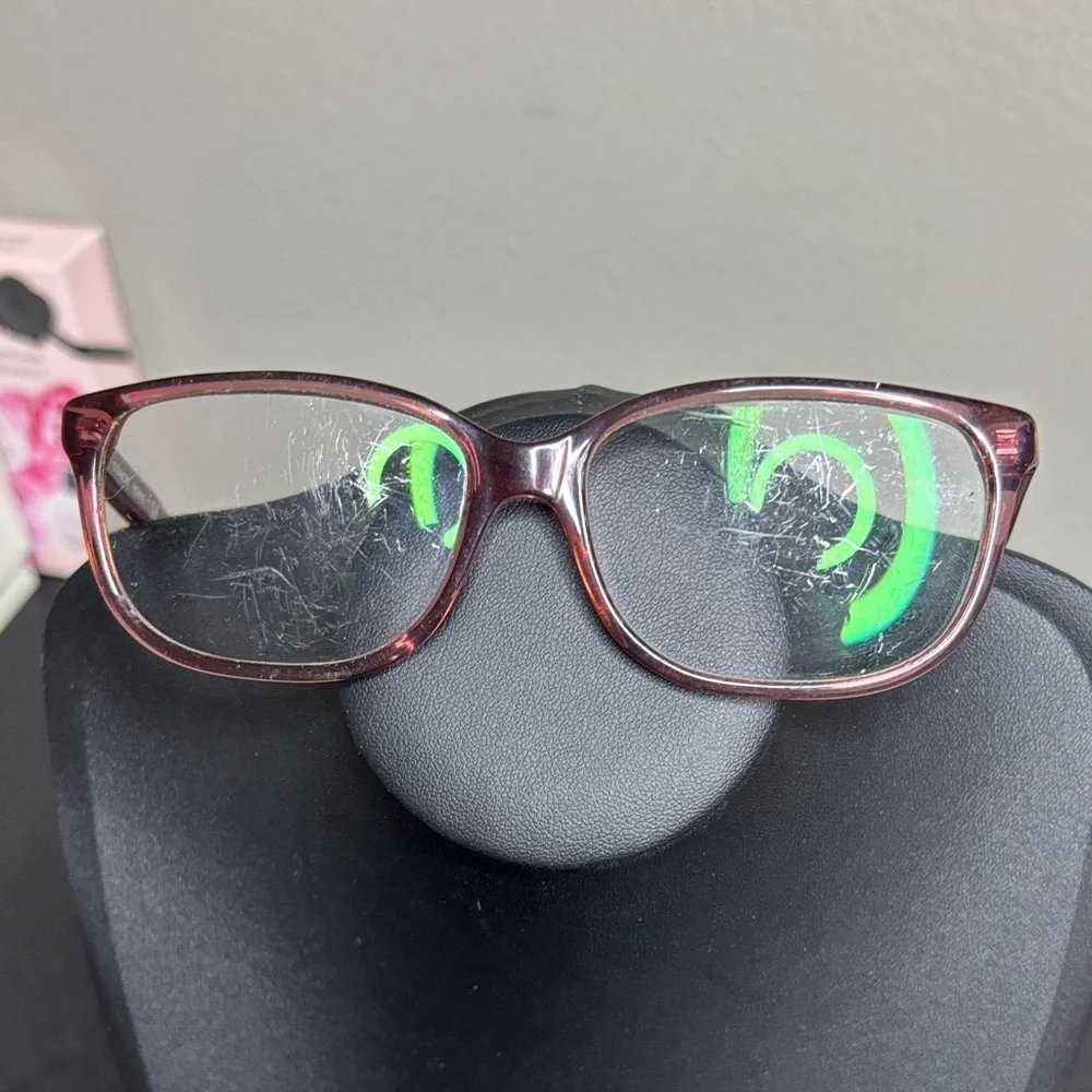 Coach Prescription *SCRATCHED* Stylish Red Glasses Frame